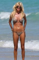 VICTORIA SILVSTEDT in Bikini on the Beach in Miami