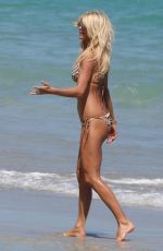 VICTORIA SILVSTEDT in Bikini on the Beach in Miami