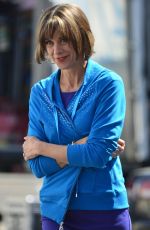 WENDIE MALICK at Hot in Cleveland Set in Santa Monica