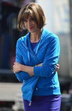 WENDIE MALICK at Hot in Cleveland Set in Santa Monica