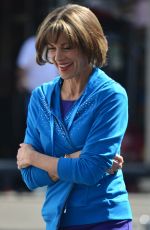 WENDIE MALICK at Hot in Cleveland Set in Santa Monica