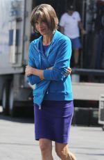 WENDIE MALICK at Hot in Cleveland Set in Santa Monica