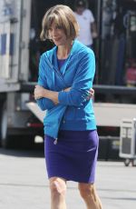 WENDIE MALICK at Hot in Cleveland Set in Santa Monica