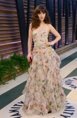 ZOOEY DESCHANEL at Vanity Fair Oscar Party in Hollywood