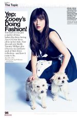 ZOOEY DESCHANEL in Glamour Magazine, April 2014 Issue
