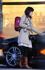 ZOOEY DESCHANEL Leaves a Hair Salon in Beverly Hills