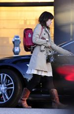 ZOOEY DESCHANEL Leaves a Hair Salon in Beverly Hills