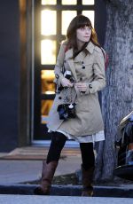ZOOEY DESCHANEL Leaves a Hair Salon in Beverly Hills