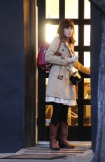 ZOOEY DESCHANEL Leaves a Hair Salon in Beverly Hills