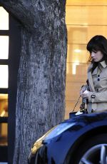 ZOOEY DESCHANEL Leaves a Hair Salon in Beverly Hills