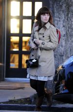 ZOOEY DESCHANEL Leaves a Hair Salon in Beverly Hills