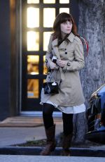 ZOOEY DESCHANEL Leaves a Hair Salon in Beverly Hills