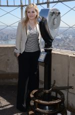 ABIGAIL BRESLIN at Empire State Building in New York