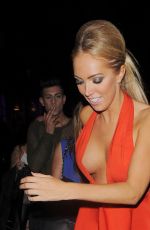AISLEYNE HORGAN WALLACE Arrives at Playboy Club in London