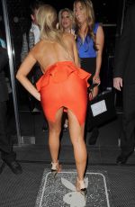 AISLEYNE HORGAN WALLACE Arrives at Playboy Club in London