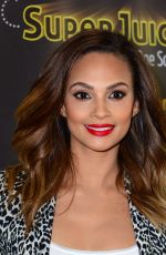 ALESHA DIXON at Super Juice Me! Premiere in London