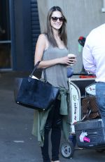 ALESSANDRA AMBROSIO Arrives at Airport in Sydney