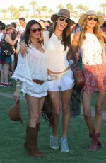 ALESSANDRA AMBROSIO at 2014 Coachella Music and Arts Festival in Indio