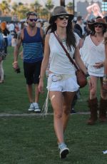 ALESSANDRA AMBROSIO at 2014 Coachella Music and Arts Festival in Indio