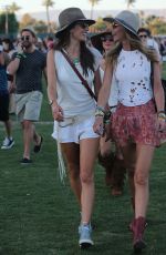 ALESSANDRA AMBROSIO at 2014 Coachella Music and Arts Festival in Indio