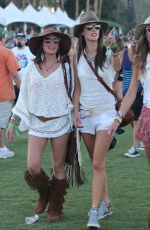 ALESSANDRA AMBROSIO at 2014 Coachella Music and Arts Festival in Indio