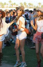ALESSANDRA AMBROSIO at 2014 Coachella Music and Arts Festival in Indio