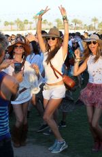 ALESSANDRA AMBROSIO at 2014 Coachella Music and Arts Festival in Indio