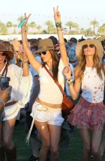 ALESSANDRA AMBROSIO at 2014 Coachella Music and Arts Festival in Indio