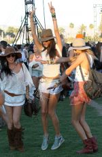ALESSANDRA AMBROSIO at 2014 Coachella Music and Arts Festival in Indio