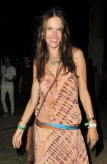 ALESSANDRA AMBROSIO Out and About at Coachella Festival