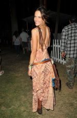 ALESSANDRA AMBROSIO Out and About at Coachella Festival
