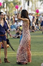 ALESSANDRA AMBROSIO Out and About at Coachella Festival