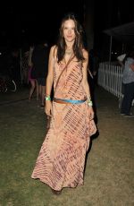 ALESSANDRA AMBROSIO Out and About at Coachella Festival