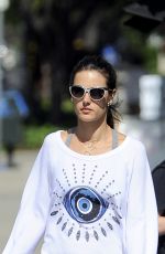 ALESSANDRA AMBROSIO Out and About in Brentwood