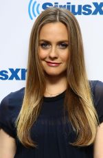 ALICIA SILVERSTONE at SiriusXM Studios in New York