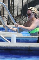 AMANDA BYNES in Bikini at a Pool in Cabo San Lucas