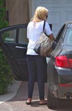 AMANDA BYNES Leaves Her House in Los Angeles