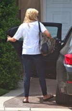 AMANDA BYNES Leaves Her House in Los Angeles