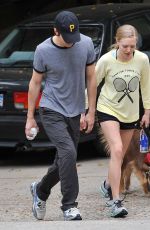 AMANDA SEYFRIED and Justin Long Jogging in Los Feliz