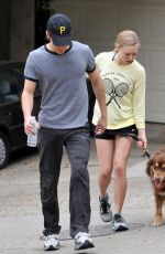 AMANDA SEYFRIED and Justin Long Jogging in Los Feliz