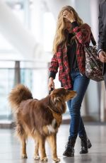 AMANDA SEYFRIED at JFK Airport in New York