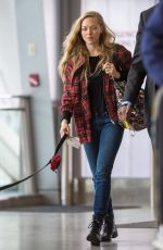AMANDA SEYFRIED at JFK Airport in New York