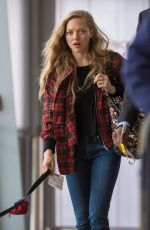 AMANDA SEYFRIED at JFK Airport in New York