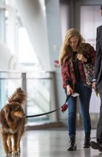 AMANDA SEYFRIED at JFK Airport in New York