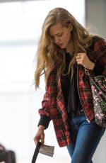 AMANDA SEYFRIED at JFK Airport in New York