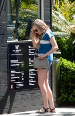 AMANDA SEYFRIED in Shorts Out and About in Los Angeles
