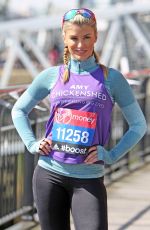 AMY WILLERTON at London Marathon Photocall