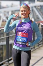 AMY WILLERTON at London Marathon Photocall