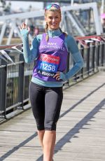 AMY WILLERTON at London Marathon Photocall