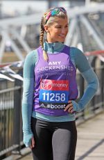 AMY WILLERTON at London Marathon Photocall